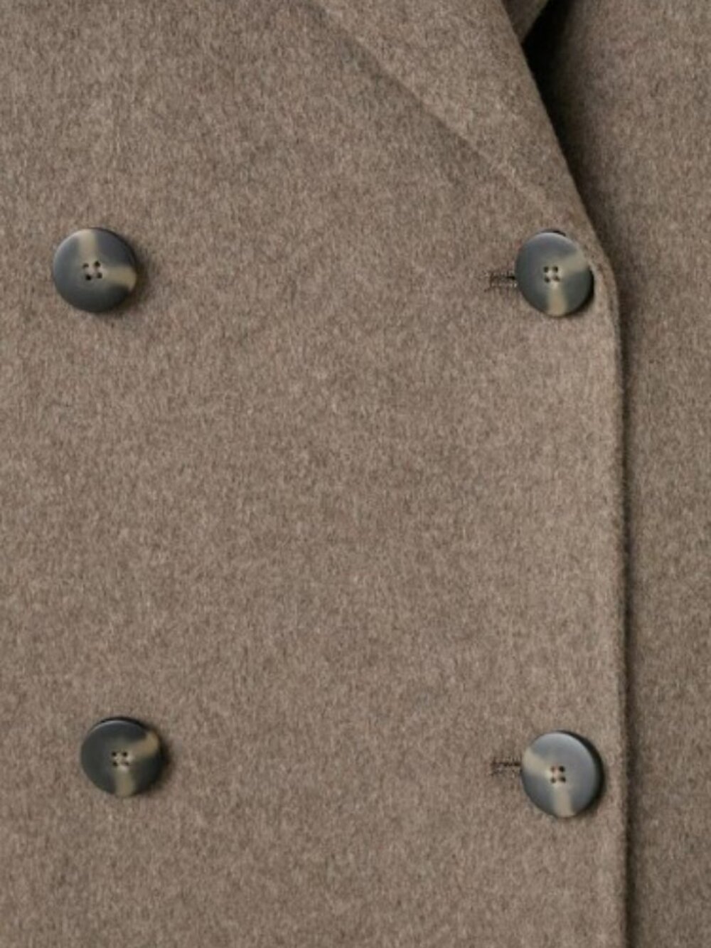 MANGO Handmade Oversized Wool Coat XL Medium Brown - Picture 7 of 15